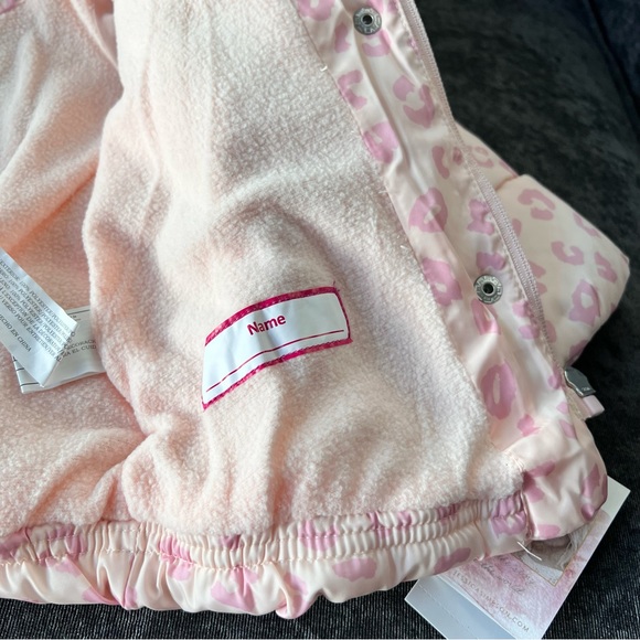 NWT Jessica Simpson Blush Leopard Coat - Picture 5 of 12